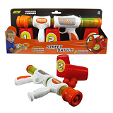 1toy Street Battle игр оружие с мягкими шариками (в компл. 3 мишени, 12 шар. 2,8 см), короб.