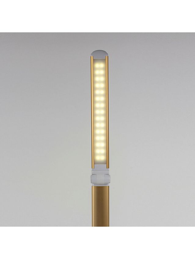 Светильник настольный Sonnen PH-3607, на подставке, светодиодный, 9 Вт, алюминий, белый/золотистый - фото N6