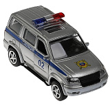 Модель машины Технопарк УАЗ Patriot, Полиция, инерционная