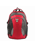 Рюкзак для школы и офиса Brauberg StreetBall 1, 30 л, размер 48х34х18 см, ткань, серо-красный