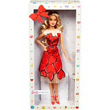 Кукла Mattel Barbie в красном платье, коллекционная