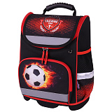 Ранец ЮнЛандия Wise Football Camp, 1 отделение, 3 кармана, устойчивое дно, 37x29х15 см, 16L