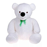 Мягкая игрушка Тутси Медведь, кудрявый, белый, 80 см