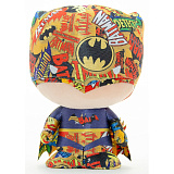 Коллекционная фигурка YuMe Бэтмен / Плюшевая игрушка Бэтмен Logo, 17 см