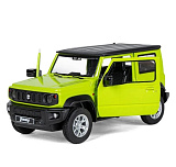 Модель автомобиля Автопанорама Suzuki Jimny, 1:26, зеленый, инерция, свет