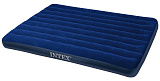 Надувная кровать-матрас Intex Classic Downy Airbed, 152х203х22 см