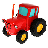 Модель Технопарк Синий трактор, красный, инерционный, свет, звук