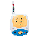Устройство звукового контроля за ребенком Care, радионяня, 2 адаптора, белый, желтый