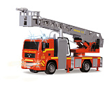Пожарная машина Dickie MAN автолестница, фрикционная, 31 см, свет, звук, водяной насос