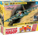 Сборная модель Звезда Советский штурмовик Су-25, 1/72, Подарочный набор