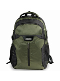 Рюкзак для школы и офиса Brauberg StreetRacer 2, 30 л, размер 48х34х18 см, ткань, черно-зеленый