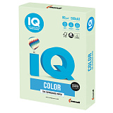 Бумага цветная IQ Сolor A3, большой формат, 297х420 мм, 80 г/м2, 500 л., пастель, светло-зеленая