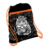 Мешок-рюкзак для обуви Belmil Wild Tigers, с вент. сеткой и объем. карм. на молн., 35х43 см
