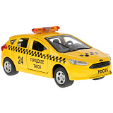 Модель машины Технопарк Ford Focus хэтчбек, Такси, инерционная
