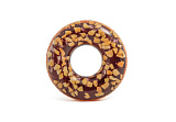 Надувной круг Intex Шоколадный Пончик с орехами, 9 лет, 114 см