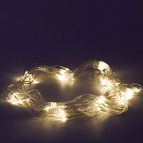 Электрогирлянда светодиодная Золотая Сказка Сеть, 120 ламп, 1.5х1 м, теплый белый, контроллер