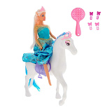 Кукла Defa Lucy с лошадкой и аксессуарами,3 вида, в коробке, 29 см