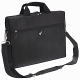 Сумка-портфель Brauberg Tempo, с отделением для ноутбука 15.6, карман, черная, 40х30х4 см