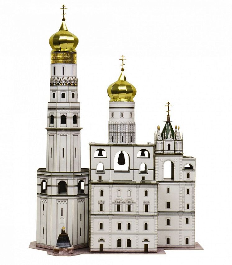 Сборная модель из картона Колокольня Иван Великий - фото