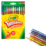 Набор мелков Crayola, выкручивающиеся, восковые, 12 шт.