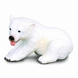 Фигурка Collecta Медвежонок полярного медведя, сидячий, S