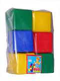 Кубики Юг-Пласт XL, 6 кубиков
