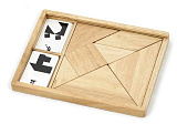 Игра Viga Танграм, с карточками, в ящике