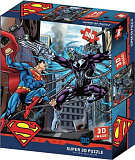 Пазл Prime 3D Super Супермен против Электро, 500 деталей
