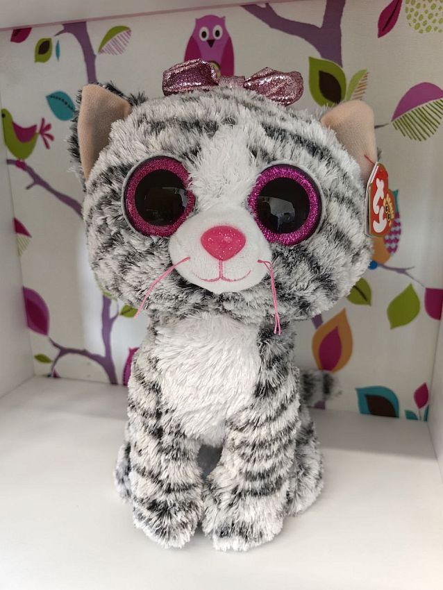 Мягкая игрушка Кики, кошка сер., 25 см - N8 Мягкая игрушка Кики, кошка сер., 25 см - фото N8