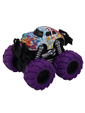 Машинка гоночная Funky Toys Die-cast, 4*4, фрикционная, двойной реверс, фиолетовые колеса