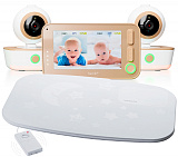 Видеоняня Ramili Baby RV1300X2SP, с двумя камерами и монитором дыхания