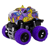 Машинка Funky Toys Тигр, 4х4, фрикционная, фиолетовая, рессоры