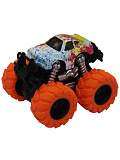 Машинка гоночная Funky Toys Die-cast, 4*4, фрикционная, двойной реверс, оранжевые колеса
