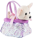 Мягкая игрушка Fancy Собачка в сумочке-переноске, 15 см