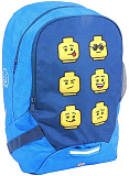 Рюкзак школьный Lego School Faces/Blue