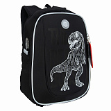 Ранец Grizzly T-Rex, анатомическая спинка, с бейджем, для мальчиков, 13L, 36х29х18 см
