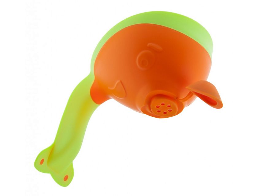 Ковш для ванны Roxy-Kids Flipper с лейкой, оранжевый. фото N3