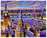 Картина по номерам Mariposa Лондон на закате, 40*50 см