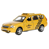 Модель машины Технопарк Lada 2171 Priora, Такси, инерционная