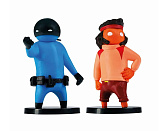 Набор фигурок Gang Beasts, в коробке с окном, 2 шт., синий и красный