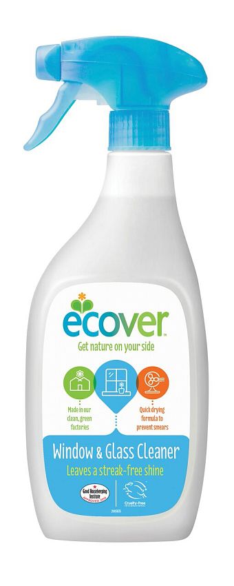 Спрей Ecover для чистки окон и стеклянных поверхностей, экологический, 500 мл - фото