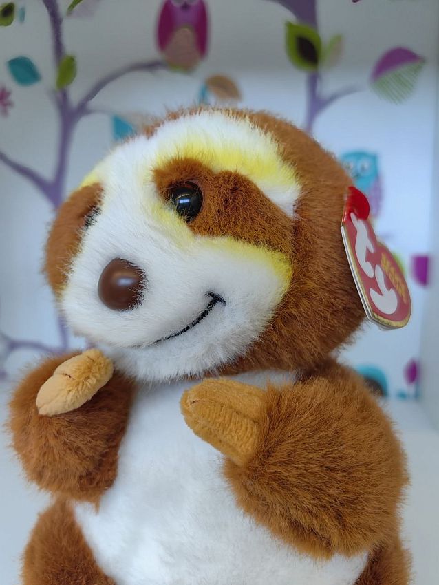 Мягкая игрушка Коричневый ленивец Стелла, 15 см  - N4 Мягкая игрушка Коричневый ленивец Стелла, 15 см  - фото N4