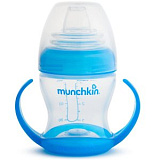 Поильник Munchkin Flexi Cup с силиконовым носиком и ручками, 120 мл, голубой