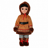 Кукла Фабрика Весна Мальчик, в костюме народов Севера, 30 см