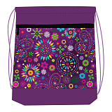 Мешок-рюкзак для обуви Belmil Spring Colors, с вент. сеткой и объем. карм. на молн., 35х43 см