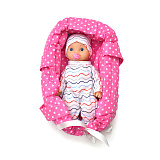 Пупс Пластмастер Эля, 22 см, в переноске