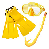 Набор для плавания Intex, маска, ласты, трубка, от 8 лет, в сетке