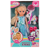 Кукла Карапуз Принцесса Елена, 36 см, озвуч., 100 фраз, с пони, с аксесс.