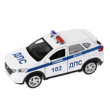 Модель машины Технопарк Hyundai Tucson, Полиция, белая, инерционная