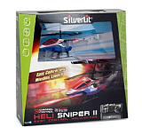 Вертолет Silverlit Heli Sniper 2, со стрелами, 3-х канальный, синий